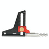 Ganwei Woodworking Height Gauge 0-50mm Aluminum Alloy Adjustable Tablesaw Depth Measuring Tool(Black)
