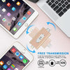 RQW-02 3 in 1 USB 2.0 & 8 Pin & Micro USB 32GB Flash Drive(Blue)