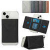 For IPhone 16 / 15 / 14 / 13 Series MagSafe Wallet Three-Fold Card Holder With Stand(Black)