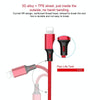 For iPhone / Apple Watch 2 In 1 8 Pin + Magnetic Charging Base Multi-function Charging Cable, Length: 1m(Black)