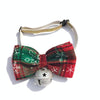 Pet Christmas Hat & Bow Tie Set - Dog/Cat Holiday Accessory