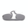 Clip-nose Reading Glasses Portable Reading Mirror No Mirror Leg Glasses, Degree: +300(Grey)