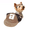 Dog Sun Hat, Coffee, M (34-48cm Neck) - UV Protection