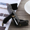 1/4 inch Thread PU Leather Camera Half Case Base for Canon G7 X Mark II (Black)