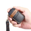 For Lexus 3-button Hallmo Car Cowhide Leather Key Protective Cover Key Case(Brown)