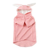 Pink Rabbit Ear Pet Sweatshirt, XL (Dog/Cat)