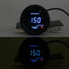 Car Modified 12V Universal 52mm Blue Light Digital Display Meter, Style:Water Temperature Gauge