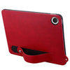 For Samsung Galaxy Tab A9 TPU Leather Back Tablet Case with Wristband(Red)