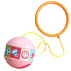 Kids Portable Glowing Ankle Skip Ball One Foot Bouncing Balls, Spec: Standard Version Pink