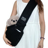 Pet Carrier Bag, Cotton, Black, For Dogs & Cats up to 12kg