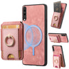For Samsung Galaxy A70 / A70s Retro Splitable Magnetic Stand Card Bag Leather Phone Case(Pink)