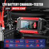 FOXSUR Cars Motorcycles 12V Lithium Cattery Charger With Battery Detection(US Plug)