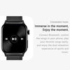 GT22 1.85 inch TFT Screen Silicone Band Health Smart Watch, Support Bluetooth Call / Plateau Blood Oxygen / Body Temperature / Arrhythmia / TI Heart Rate Monitoring(Black)