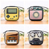 Children Holiday Gift Practical Coin Purse Retro Electrical Toy Bag 7cm x 7cm x 3cm(Piano)