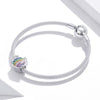 S925 Sterling Silver Colorful Fish Beads DIY Bracelet Necklace Accessories