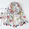 180 X 85cm  Women Cotton And Linen Scarf Retro Splicing Bohemian Printed Silk Shawl SL2004-053