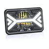 5 inch Square Truck Two-color Headlights 9-30V 36W / 22W 4000LM 6000K / 3000K