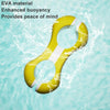 Swimming Training Clamping Legs Plate Legs Trainer Swimming Aid Plate, Color: Bright Yellow Children Below 55kg