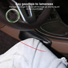 2 PCS Car Non-slip Soft Floor Protector Carpet Floor Mat Knee Bolster, Style:PU Leather(Black)
