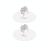 2pcs /Pack Invisible Cabinet Drawer Suction Cup Sticky Handle Acrylic Self-Adhesive Closet Glass Handle
