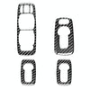 Car Carbon Fiber Window Lift B Decorative Sticker for Volvo XC90 2008-2014, Left Drive