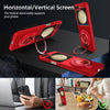 For Samsung Galaxy Z Flip5 360 Rotation Ring Holder MagSafe Shockproof PC Phone Case(Red)