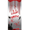 2m x 90cm Halloween Bloody Handprint Stickers without Glue Party Decoration Door Stickers