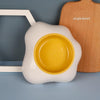 Non-Slip Pet Bowl, Egg Yolk Design, Single