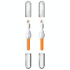2pcs 3-in-1 Multi-purpose Bluetooth Earphone Cleaning Pen Keyboard Cleaning Brush(Orange)