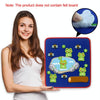 Storytelling Puppet Stickers English Enlightenment Early Education Picture Book Teaching Kids(Blue)