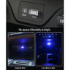 Universal PC Car USB LED Atmosphere Lights Emergency Lighting Decorative Lamp(Blue Light)