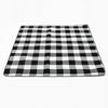 FP1409 6mm Thickened Moisture-Proof Beach Mat Outdoor Camping Tent Mat Without Storage Bag, Size:200x200cm(Black White Grid)