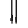 WK WDC-066i 2.1A 8 Pin Flushing Charging Data Cable, Length: 1m(Black)