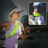 Women Men Running Bag Adjustable Reflective Waist Pouch Pack, Spec: 1 Belt+2 Arm Band(Fluorescent Green)