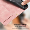 For Samsung Galaxy A56 5G Tulips Embossed Leather Phone Case with Lanyard(Pink)