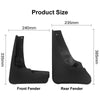 For Nissan X-Trail T31 2008-2013 4pcs/Set Car Auto Soft Plastic Splash Flaps Fender Guard