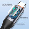 TOTU CB-7-L 15W USB to 8 Pin Digital Display Fast Charging Silicone Cable, Length: 1m(Orange)