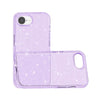 For iPhone SE 2024 Shockproof Terminator Glitter Powder Phone Case(Purple)