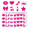 320pcs /Pack Style 7 Tanning Sunbathing Stickers Self Adhesive Body Stickers