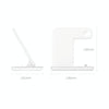 Z5 QI Vertical Magnetic Wireless Charger for Mobile Phones & Apple Watches & AirPods / Xiaomi Redmi AirDots, with Touch Ring Light (White)