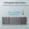 B089 Bluetooth Foldable Keyboard with Numeric (Black)