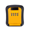 Wall Mounted Key Safe Box - 4 Digit Combination Lock (Orange)