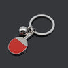 2pcs Table Tennis Metal Keychain Small Gift(BY-030)