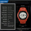 SYNOKE 9811 Luminous Large Screen Outdoor Running Student Watch(Green)