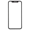 iPhone XR Black Front Glass Lens with Frame & OCA