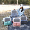 Breathable Cat Backpack, Pink, Foldable, Portable Pet Carrier Bag