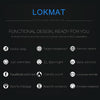 Lokmat MK16 LCD Screen 50m Waterproof Smart Watch, Support Information Reminder / Remote Camera / Walking Motion Monitor(Black)