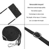For Xiaomi Redmi K70 / K70 Pro Skin Feel Stripe Pattern Leather Phone Case with Long Lanyard(Black)