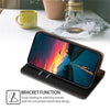 For Samsung Galaxy S25 5G Gloss Oil Solid Color Magnetic Leather Phone Case(Black)