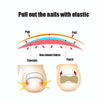 10 PCS Glue-free Orthopedic Nail Stick Toe Nail Groove Inlay Corrector(White Bottom)